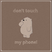 Don’t touch my phone Wallpaper
