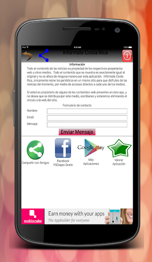 Infórmate Costa Rica Screenshot 1