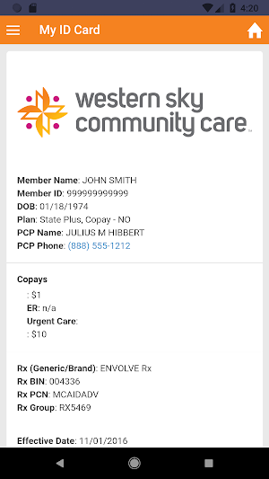 Western Sky Community Care Screenshot 3