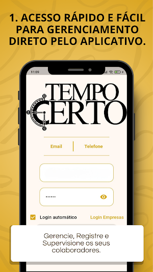 Tempo Certo Screenshot 1