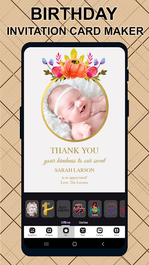 Birthday Invitation Card Maker Screenshot 3