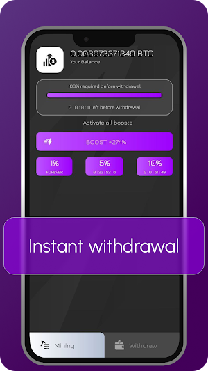 BTC mining Screenshot 3