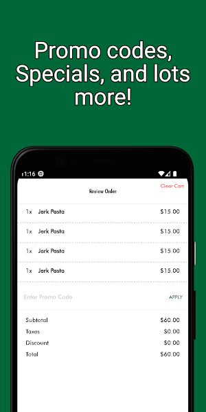 JusYourLuck Catering Screenshot 2