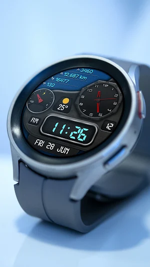 Hybrid DINOMAK WS 3 Watch face Screenshot 3