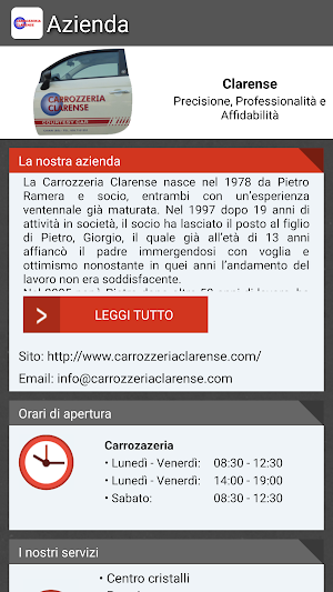 Carrozzeria Clarense Screenshot 1