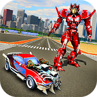 Robot Car War Transform Fight
