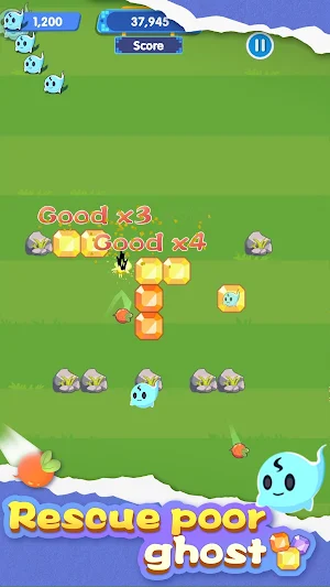 Super Rabbit - Gem Breaker Screenshot 2