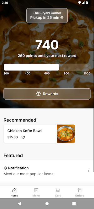 The Biryani Corner Screenshot 0