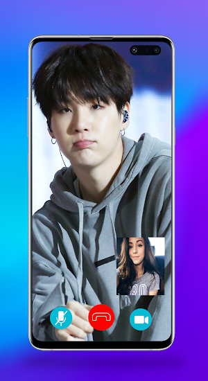Suga Call You - Suga BTS Fake Video Call Screenshot 2