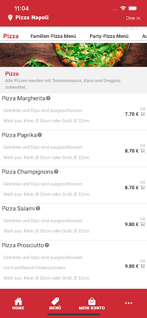 Pizza Napoli Witten Screenshot 2