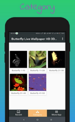 Butterfly Live Wallpaper HD 3D Screenshot 2