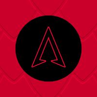 Red On Black Line Icons