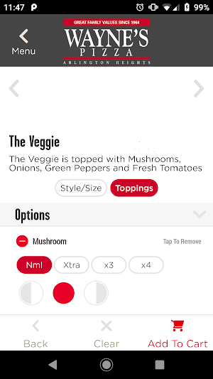 Wayne’s Pizza Screenshot 3