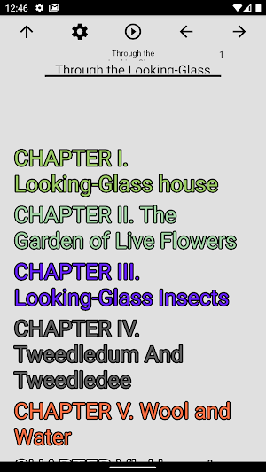 Book, Through Looking-Glass Screenshot 0