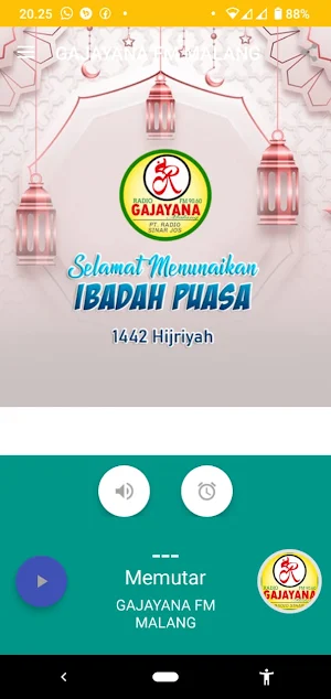 GAJAYANA FM MALANG Screenshot 0