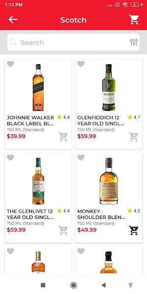 whiskey & wine back bay Screenshot 2