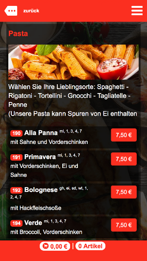 Pizza Service Roma Screenshot 1
