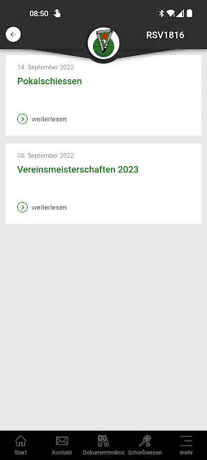 Remscheider Schützenverein Screenshot 2