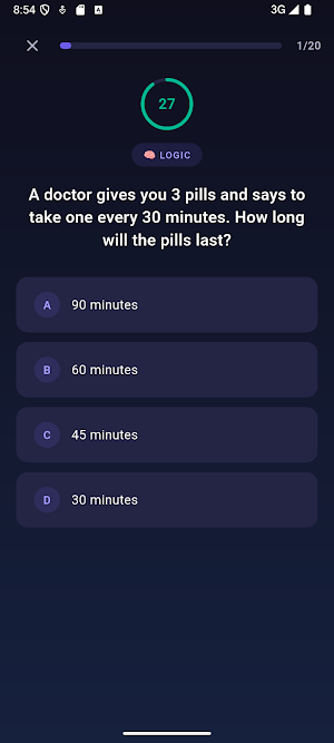 Brain Challenge - IQ Test Screenshot 3