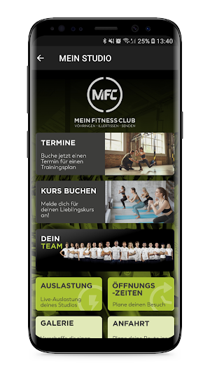 MEIN FITNESSCLUB Screenshot 1