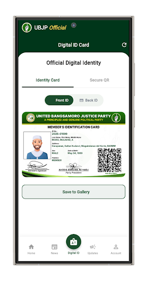 UBJP Connect - Members App Screenshot 1