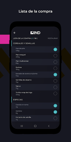 IND I Nutricionistas Deportivos Screenshot 3