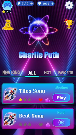 Charlie Puth Tiles Hop Screenshot 0
