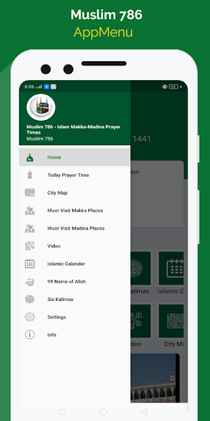RamadaTimes:PrayerTimes,Qibla Screenshot 1