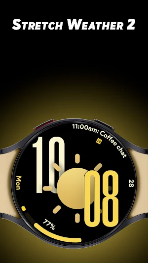 Stretch Weather 2 - Watch face Screenshot 0