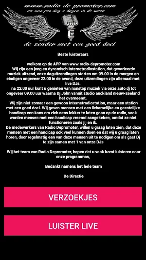 Radio de Promoter Screenshot 1