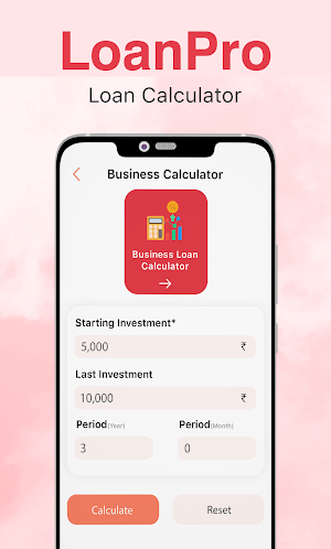 LoanPro - EMI Loan Calculator Screenshot 0