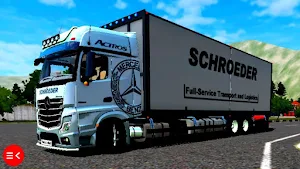 marcedes benz truck bussid Screenshot 3
