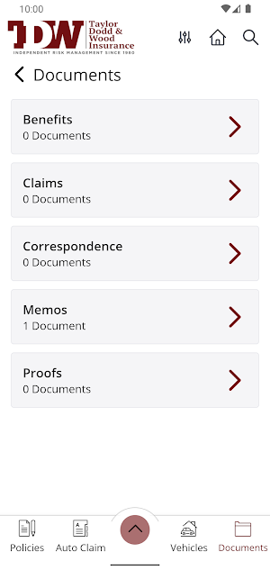 TDW Insurance Online Screenshot 2