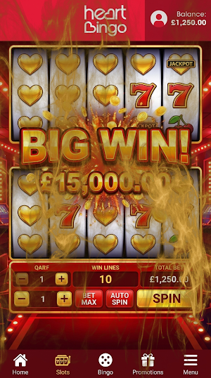 Heart Bingo Screenshot 1
