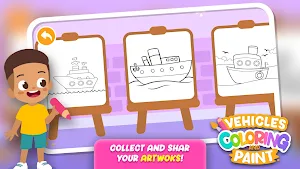 Cars Coloring Games & Paint Screenshot 0
