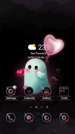 Valentine Ghost - Wallpaper Screenshot 0