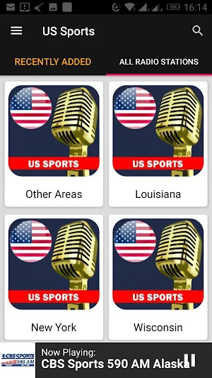 USA Sports Radio Stations - United States Screenshot 2