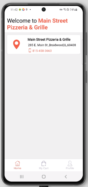 Main Street Pizzeria & Grille Screenshot 1