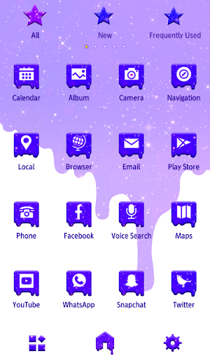 Melty Galaxy Theme Screenshot 2