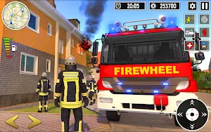 Firefighter- Fire Truck Game Screenshot 1