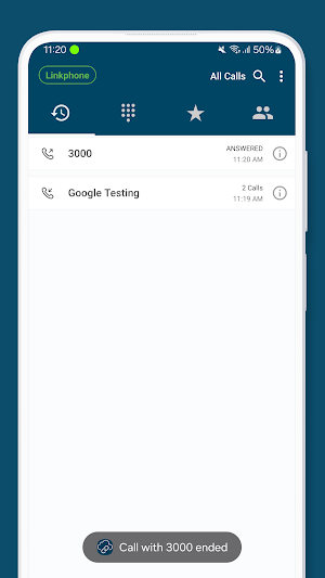 Linkphone Screenshot 0