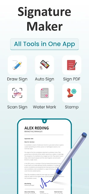 Signature Maker & E sign App Screenshot 0