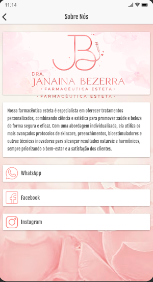CLÍNICA JANAÍNA BEZERRA Screenshot 1
