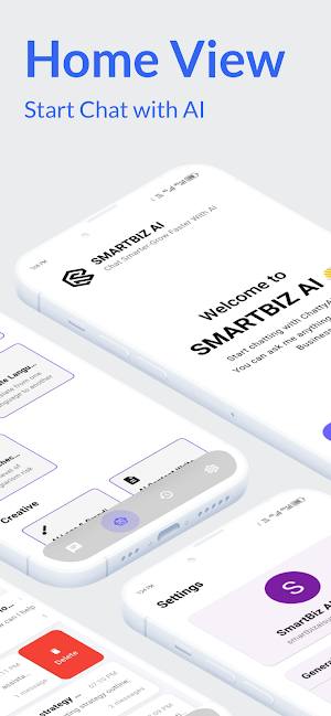 SMARTBIZ AI – Business Chatbot Screenshot 1
