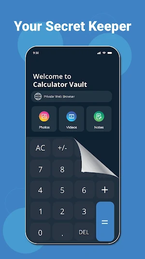 Calculator - Hide Photo, Video Screenshot 1