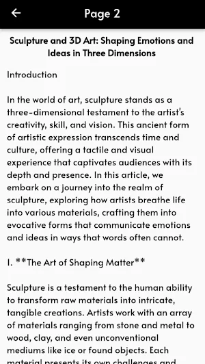 Human Artistic Expression Screenshot 3
