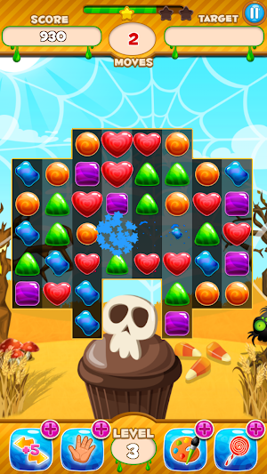 Halloween Candy Jewel: Match 3 Screenshot 3