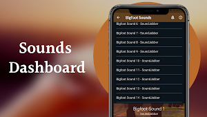 Bigfoot Sounds Screenshot 1