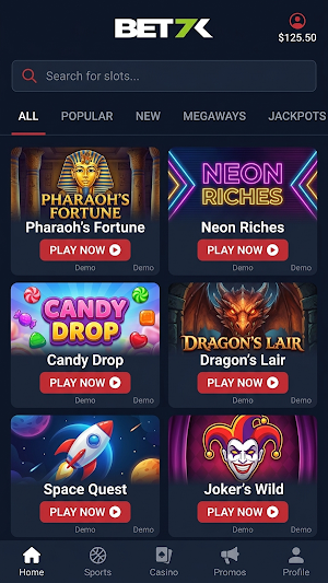 Bet7k Screenshot 3