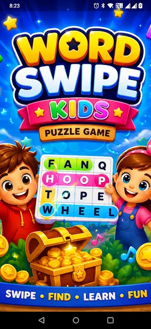 Word Swipe Kids Game Screenshot 0